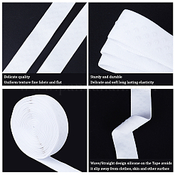 5 ярд полиэфирная нескользящая силиконовая эластичная лента для захвата для проекта по пошиву одежды FIND-WH0152-138A-01