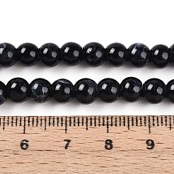 Выпечка окрашенные стеклянные бусины&nbsp;X1-DGLA-N003-6mm-A10