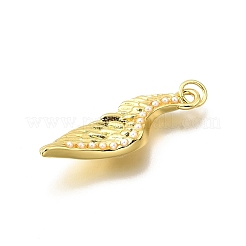 Подвески из АБС-пластика с жемчугом KK-V011-43G