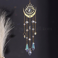 1 шт. металлические подвесные украшения в виде луны&nbsp;AJEW-CN0004-04A