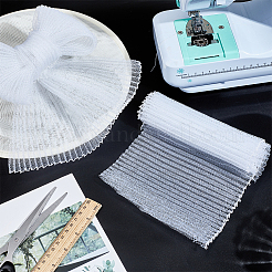 Пластиковая сетчатая ткань для платьев DIY-WH0588-16B