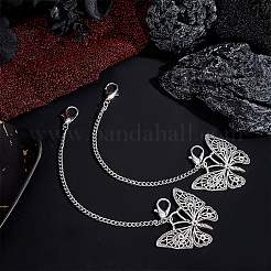 Бордюрные цепи для обуви из цинкового сплава&nbsp;FIND-PH0007-38B