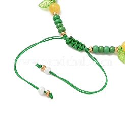 Браслеты из стеклянных бусин и бусин лэмпворк для женщин&nbsp;BJEW-MZ00212-03