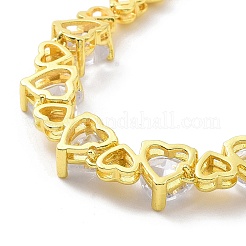 Ожерелья с нагрудником из кубического циркония с микропаве NJEW-F301-01G