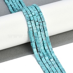 Синтез бирюзовый бисера пряди G-B129-A07-01