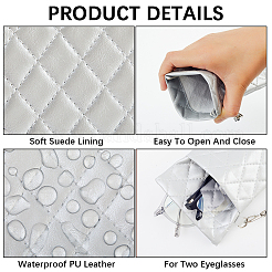 Чехлы для очков из искусственной кожи&nbsp;FIND-WH20019-219G