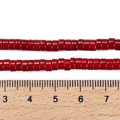 Синтетических нитей бирюзовые бусы G-C101-K01-01A