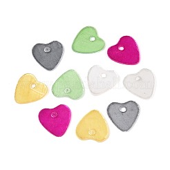 Подвески в форме сердца из натуральных ракушек капиз SHEL-K006-66