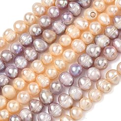 Нити из натурального культивированного пресноводного жемчуга&nbsp;PEAR-L034-10C