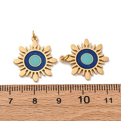 Подвески из нержавеющей стали 304 с эмалью&nbsp;STAS-U061-01G