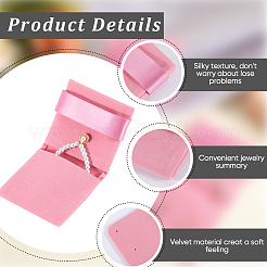 3 шт. прямоугольные бархатные конверты для упаковки TP-BBC0001-10B