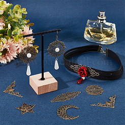 5 стиль железные филигранные соединительные звенья IFIN-PH0001-97AB