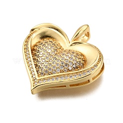 Латунные микро проложить кубического циркония подвески KK-K401-03G-02