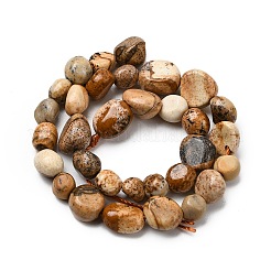 Естественного изображения яшмы бисер нитей G-B161-A04