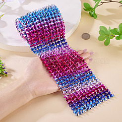 1 ярд 12-рядный смоляной шип-конус с плоской задней частью в стиле панк-рок FIND-TA0006-73C