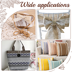 10 ярд цветочной кружевной ткани для отделки OCOR-WH0082-276