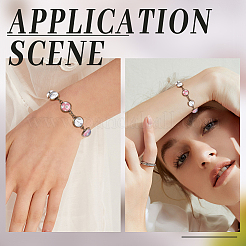 30 шт. оправы для кабошонов из нержавеющей стали 304&nbsp;STAS-UN0040-01A