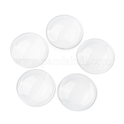 Прозрачные стеклянные кабошоны GGLA-R026-45mm