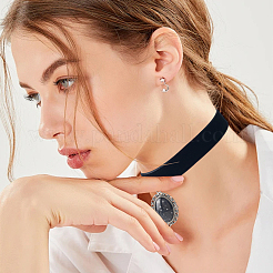 4 шт. колье-чокер из бархатной ленты&nbsp;NJEW-SC0001-70A