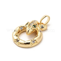 Латунные микро проложить кубического циркония подвески&nbsp;KK-C108-01B-G
