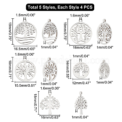 20 шт. 5 подвески из нержавеющей стали 304&nbsp;STAS-DC0005-87