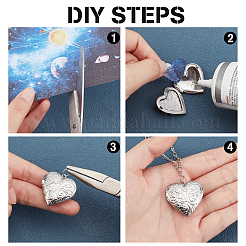 8 шт. 4 подвески-медальоны из нержавеющей стали 304 и 316 STAS-UN0027-58