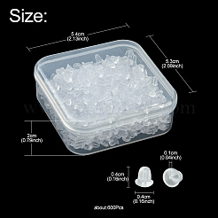 600шт пластиковые гайки с колокольчиками FIND-FS0001-83