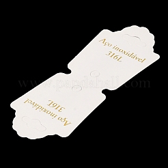 Сложите карточки для демонстрации ювелирных изделий на бумаге для тиснения золотом CDIS-M005-11