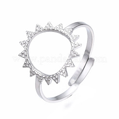 Кольцо-манжета из нержавеющей стали 304&nbsp;RJEW-T023-84P