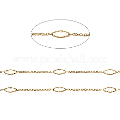 Ионное покрытие (ip) ромбовидные звенья цепи из нержавеющей стали 304 ручной работы&nbsp;CHS-G025-02G