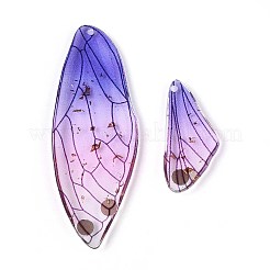 Подвески в виде крыльев бабочки из эпоксидной смолы&nbsp;RESI-T057-89B