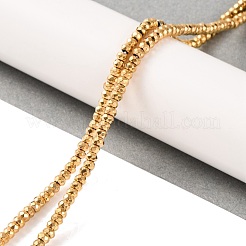 Гальванические нити из синтетических немагнитных гематитовых бусин X-G-H027-E01-02