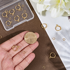 20 шт. латунные серьги-кольца&nbsp;KK-BBC022-09A