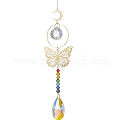 Подвесные ловцы солнца в форме капли из чакры HJEW-JM04244