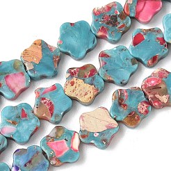 Окрашенные синтетические нити из имперской яшмы G-D337-10mm-B04