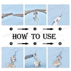 Наборы для самостоятельного изготовления сережек в геометрическом стиле DIY-SC0013-21S