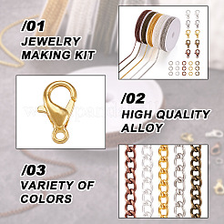 Набор для изготовления ожерелья из цепочки своими руками&nbsp;DIY-BT0001-39