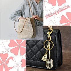 3шт 3 цвета сплава брелок&nbsp;KEYC-CJ0001-12