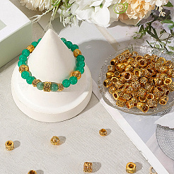 100 шт. 10 стиля сплава европейских бусин FIND-SP0003-95