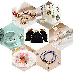 Бархат ювелирных мешки сумки&nbsp;TP-BBC0001-09C-03