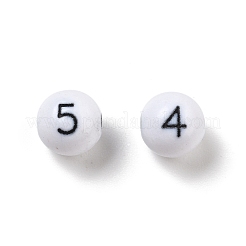 Непрозрачные акриловые бусины OACR-D282-02A