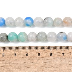 Натуральные нитки из бисера азурита&nbsp;G-L647-A01-8mm