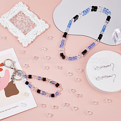 2 нитка прозрачные стеклянные бусины нити&nbsp;GLAA-HS0001-12A