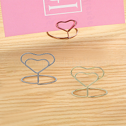 12 шт. двухцветные держатели для карточек из углеродистой стали&nbsp;AJEW-LP0010-25