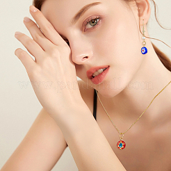 64 шт. подвески из стекла миллефиори ручной работы&nbsp;PALLOY-HS00030