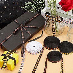 4 рулон полиэстеровой ленты на тему Хэллоуина в 4 стилях&nbsp;OCOR-GF0002-62