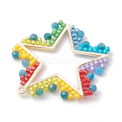 Кулон из стекла и апатита&nbsp;PALLOY-MZ00238