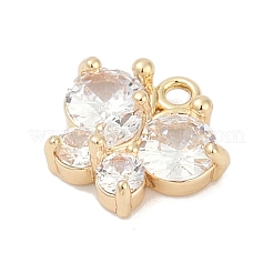 Латунные микро проложить кубического циркония подвески KK-Z094-16G-02