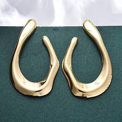 Серьги-гвоздики в форме капли из нержавеющей стали 304&nbsp;EJEW-B108-13G