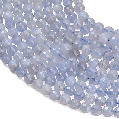 Натуральный голубой кружевной агат бисер нитей&nbsp;G-C280-B07-6mm